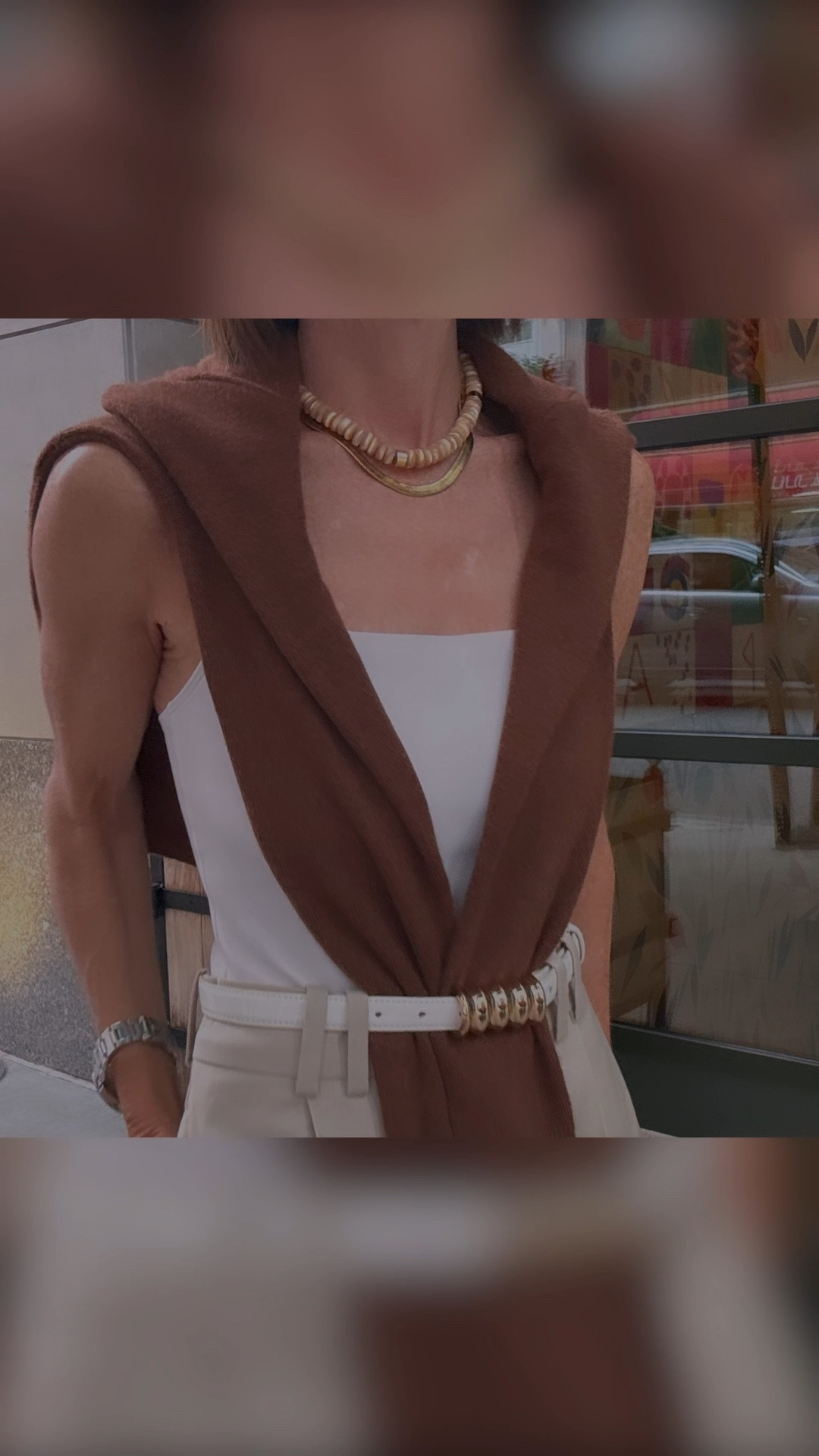 Organic tan…use a sweater to add some texture and layering …it saves your from  school in the air at night! 

#LTKVideo #LTKFindsUnder50 #LTKStyleTip