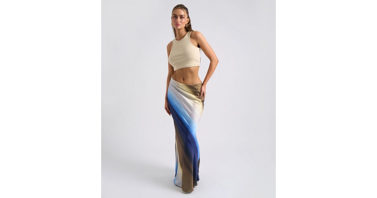 Urban Bliss Ombre Bias Cut Maxi Skirt | New Look | New Look (UK)