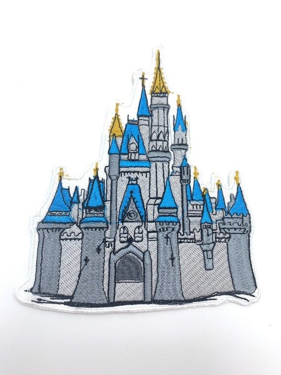 Cinderella Castle Inspired Embroidered Patch | Etsy | Etsy (US)
