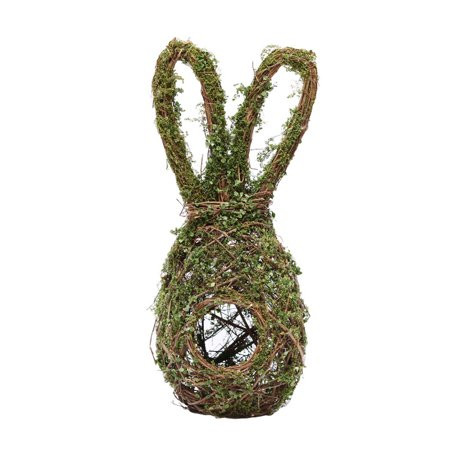 Binpure Easter Ornament Bunny-shaped Rattan Birds Nest Pendant for Home Decor | Walmart (US)