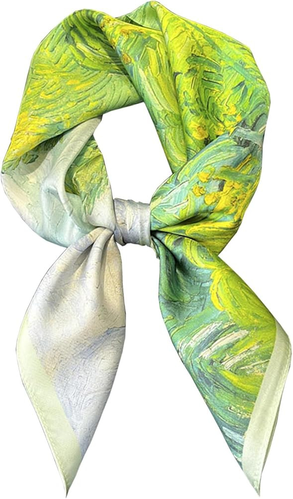 Saiusloa Neck Scarf For Womens Silky Head Scarves Hair Bandanas Square Scarf Fashion Accessories ... | Amazon (US)