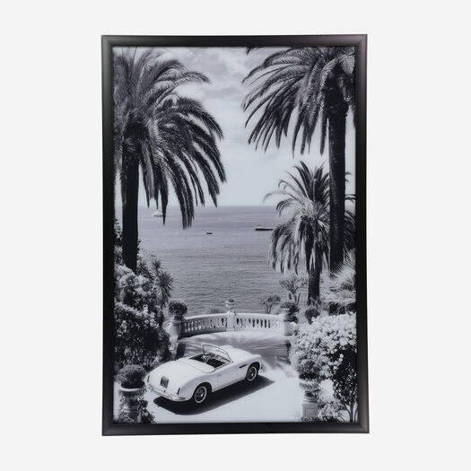 Monaco Dreams Glass Wall Art 76x51cm | TK Maxx
