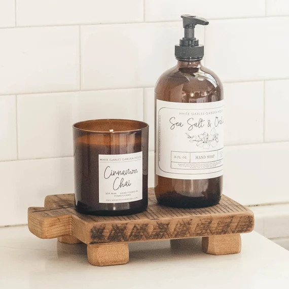 Soap Stand Wood Riser Kitchen Tray Sink Decor With A | Etsy | Etsy (US)