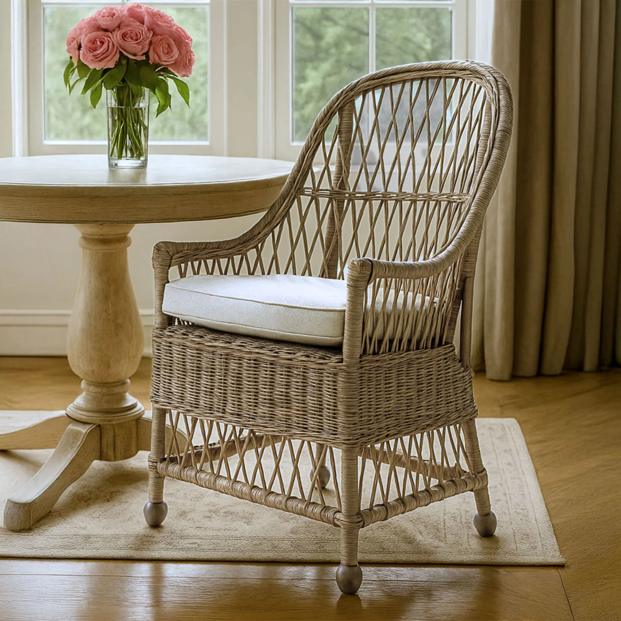 Bruton 18.25'' H Upholstered Armchair | Wayfair North America