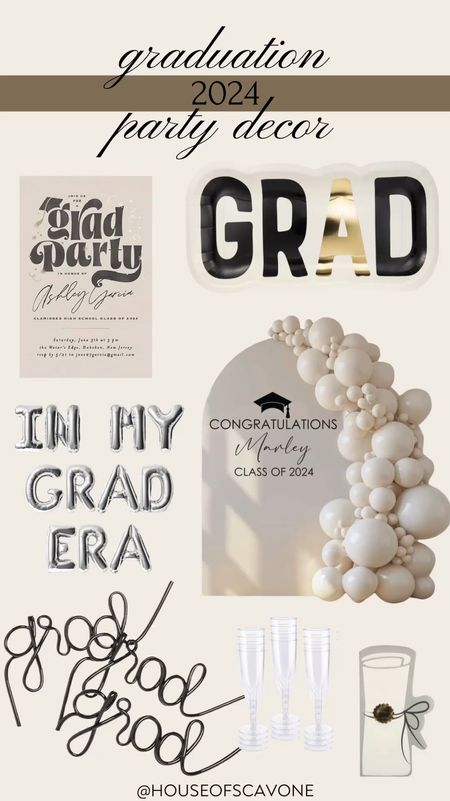 graduation party decor #grad #graduation #graduationparty #2024 #partydecor #party #2024grad #gradparty #amazonfinds #hosting

#LTKParties #LTKFindsUnder50 #LTKSeasonal