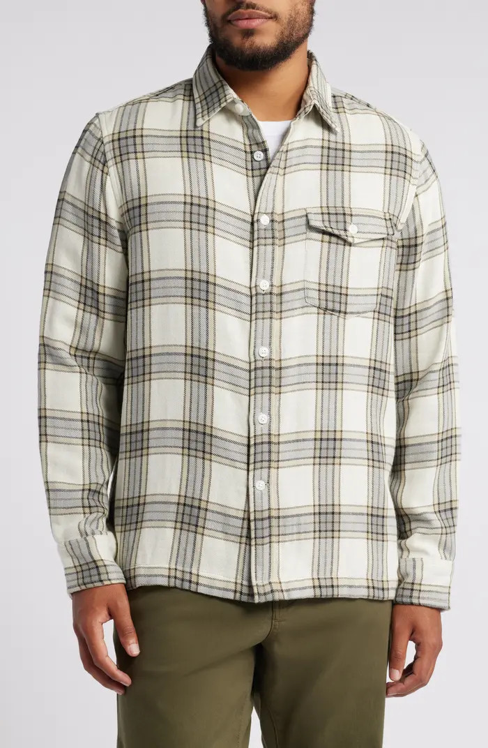 Treasure & Bond Plaid Duofold Button-Up Shirt | Nordstrom | Nordstrom