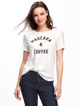 Relaxed Graphic Crew-Neck Tee for Women | Old Navy US