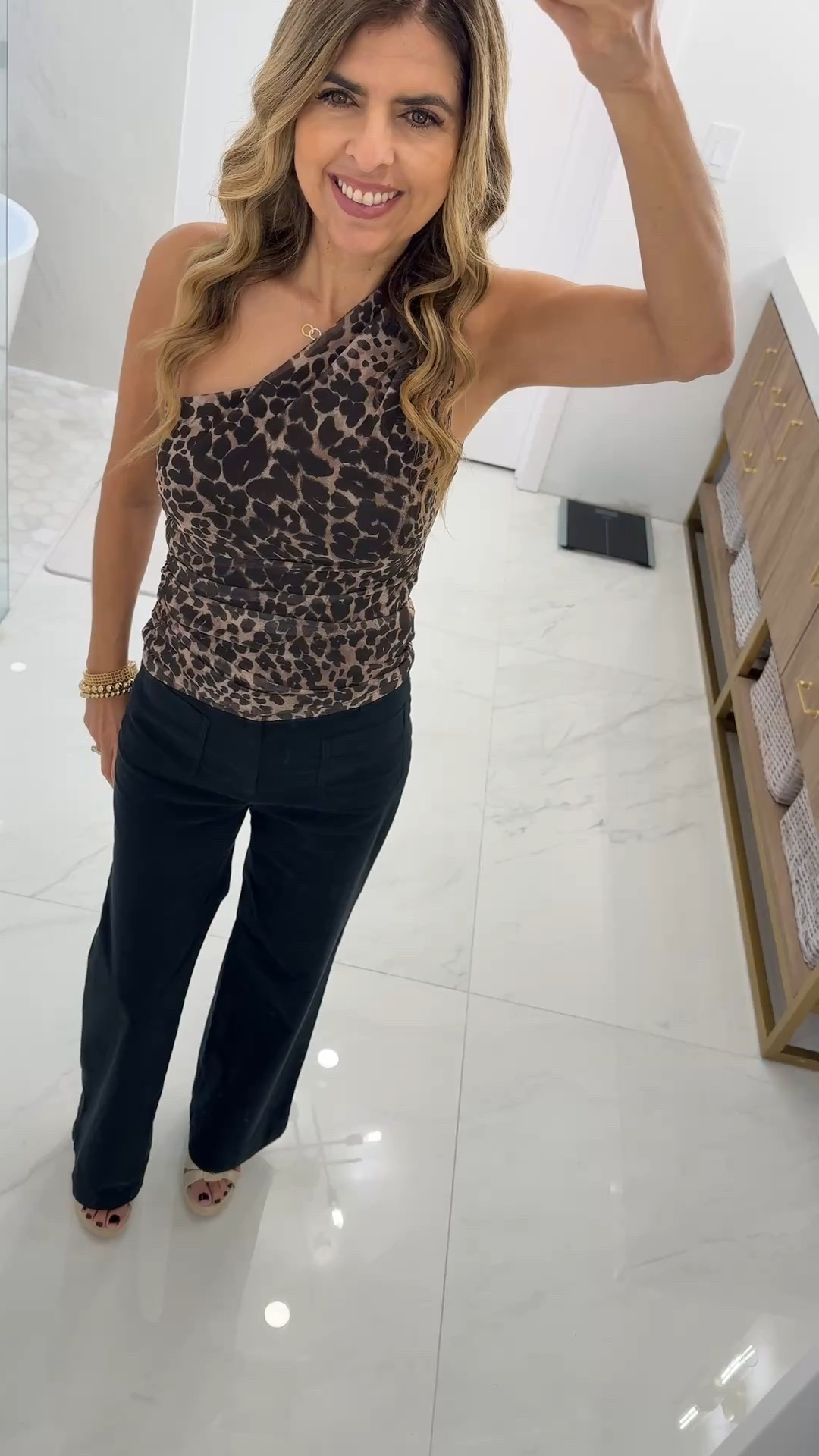 Mango top
Jcrew factory pants

#LTKSeasonal #LTKHoliday #LTKParties