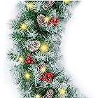 Best Choice Products 9ft Pre-Lit Holiday Pre-Decorated Christmas Garland for Stairs, Fireplace, D... | Amazon (US)