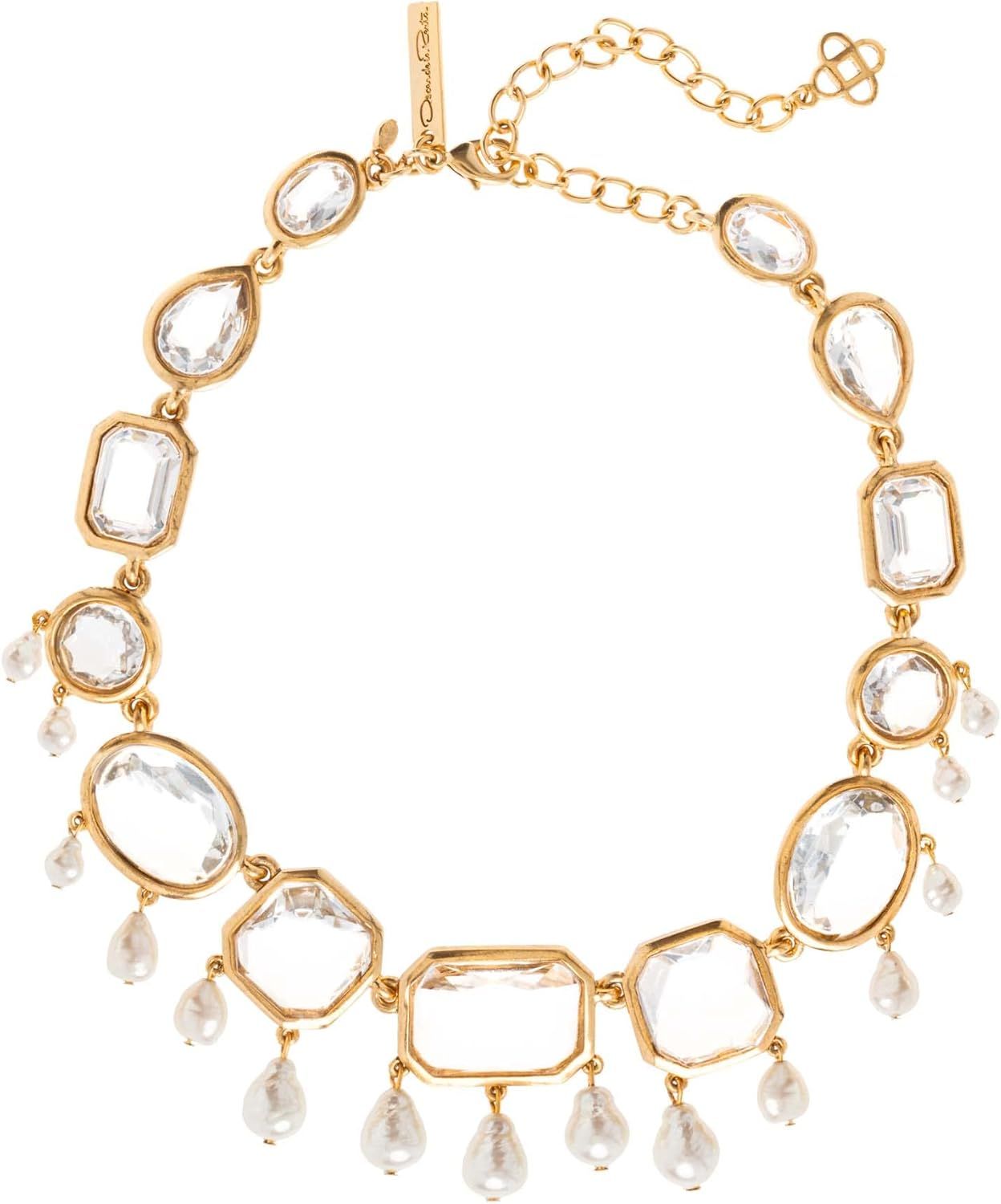 Amazon.com: Oscar de la Renta, Chandelier Necklace, Gold | Amazon (US)