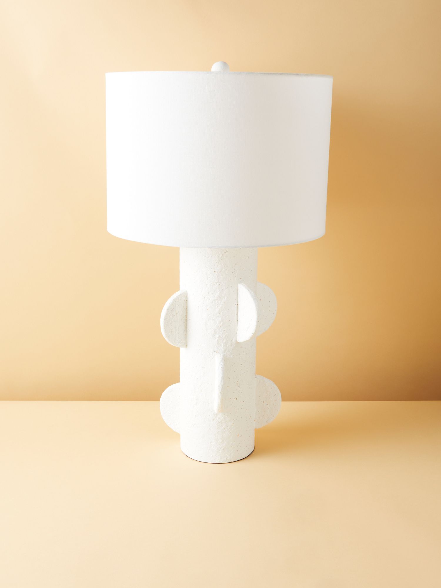28in Textured Mod Ceramic Table Lamp | HomeGoods