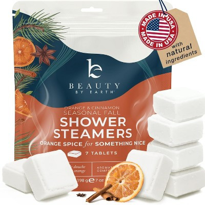 Beauty by Earth Shower Steamers - Orange Spice, 7 Pack | Target