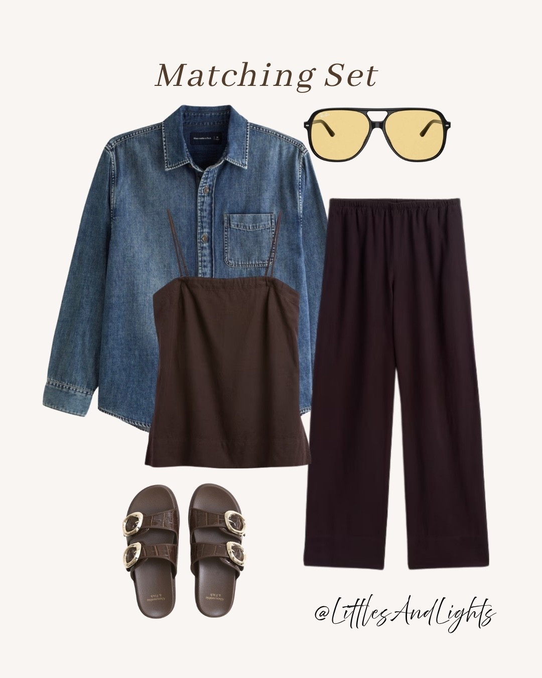 As a mom I am constantly buying clothes for my growing kids and I feel like my wardrobe gets put on the back burner. This two-piece linen set is for moms because the straps come off making it a cute strapless top.  You can dress the set up or down, while also mix and matching the top and bottom with existing items in your closet. Making this outfit one you'll reach for in your closet over and over again! Plus these Birken Stock like sandals are only $80!

#LTKgrwm #LTKootd #LTKmomlife