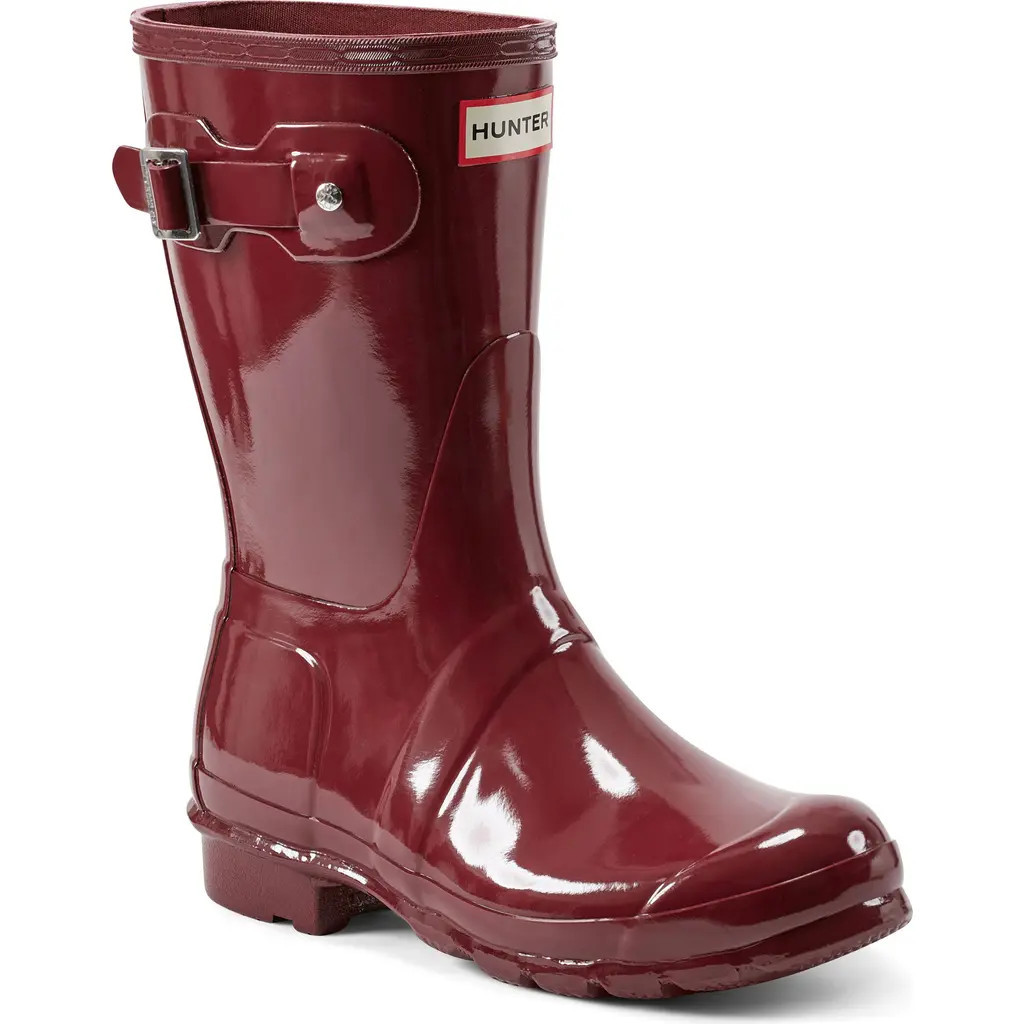 Hunter Original Tour Short Gloss Packable Rain Boot in Dorset Cab at Nordstrom Rack, Size 6 | Nordstrom Rack
