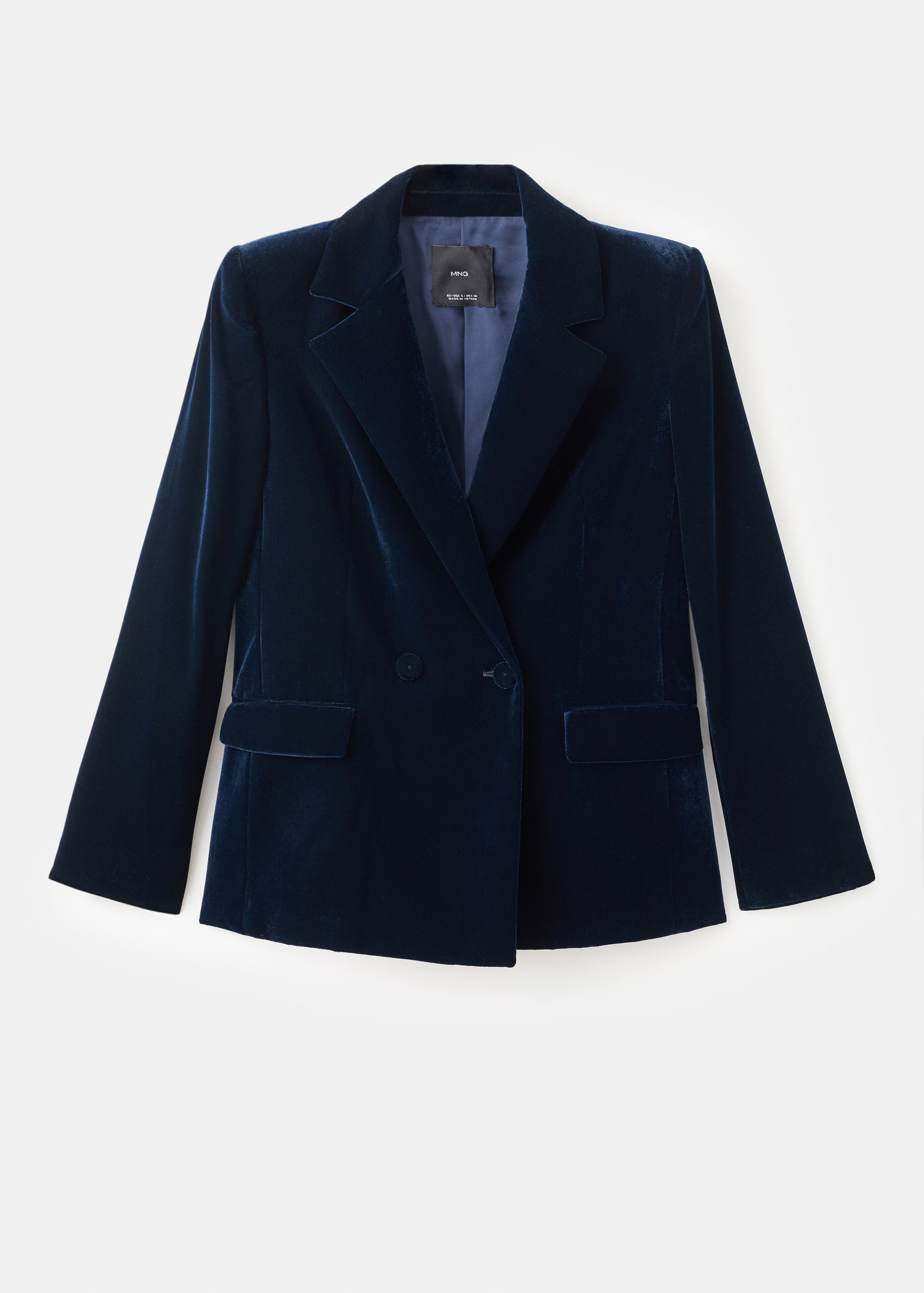 Double-breasted velvet jacket | Mango (US/MX/AU)