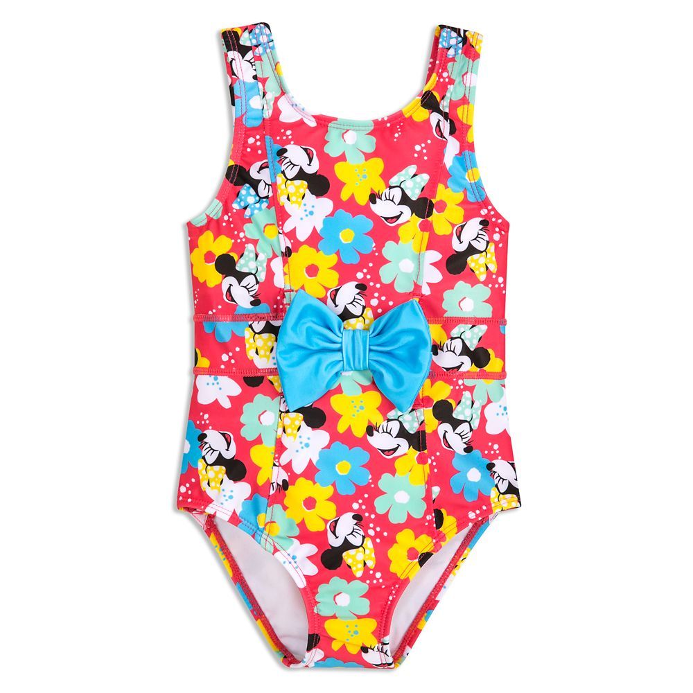 Minnie Mouse Red Adaptive Swimsuit for Girls | shopDisney | Disney Store