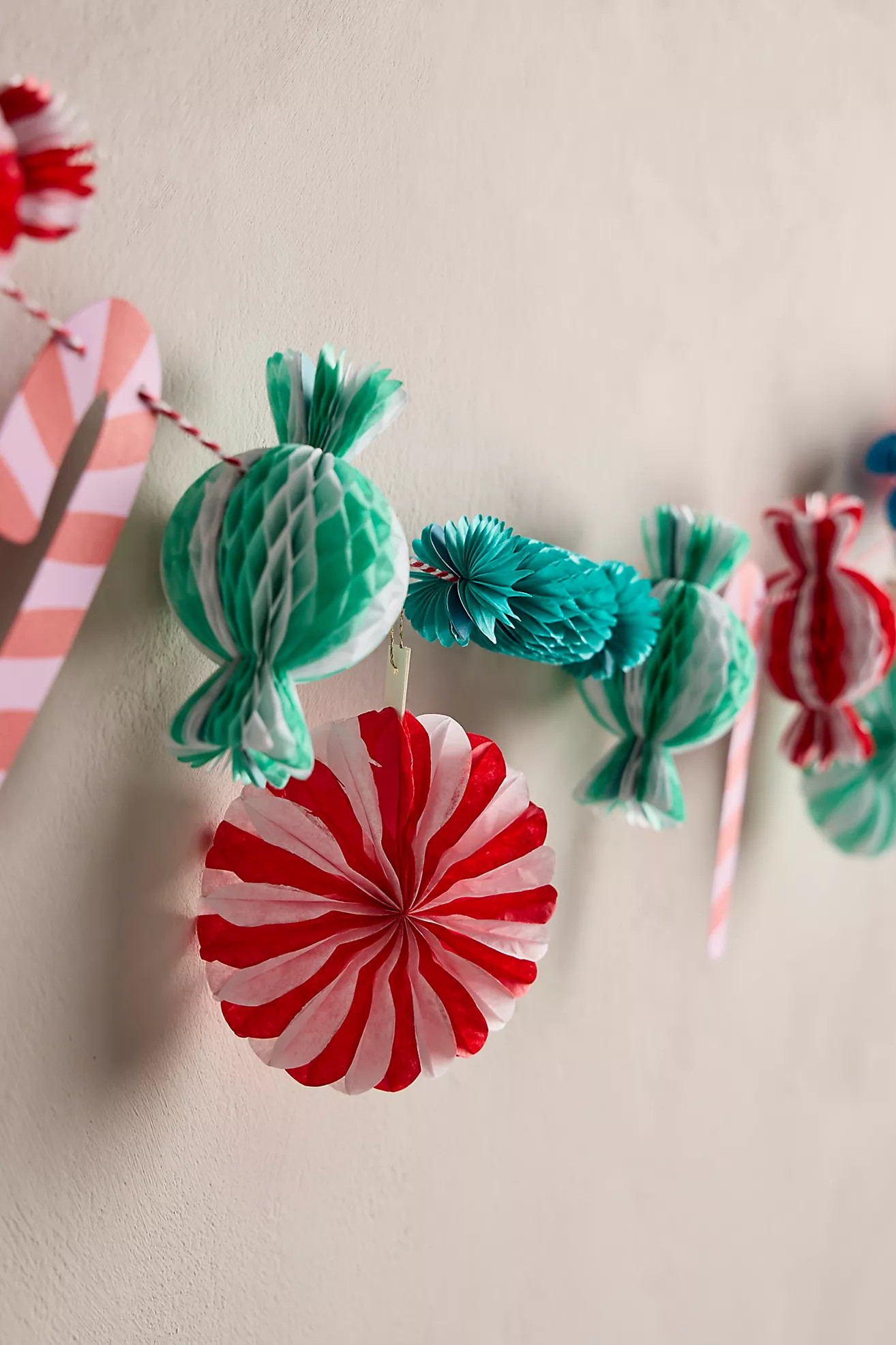 Christmas Candy Honeycomb Garland | Free People (Global - UK&FR Excluded)