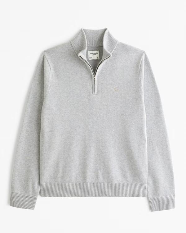 Icon Quarter-Zip Sweater | Abercrombie & Fitch (UK)