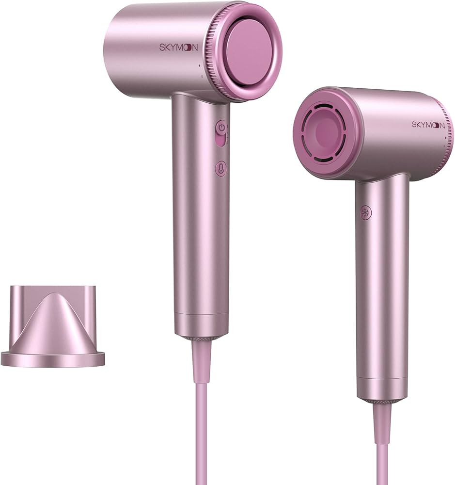 SKYMOON Hair Dryer, Lightweight Ionic Blow Dryer with 110,000 RPM High Speed Motor for Fast Dryin... | Amazon (US)