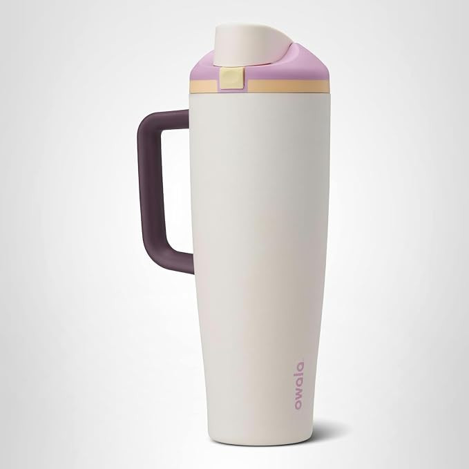 Owala FreeSip Tumbler Insulated Stainless Steel Water Bottle with Built-in Straw and Side Handle,... | Amazon (US)