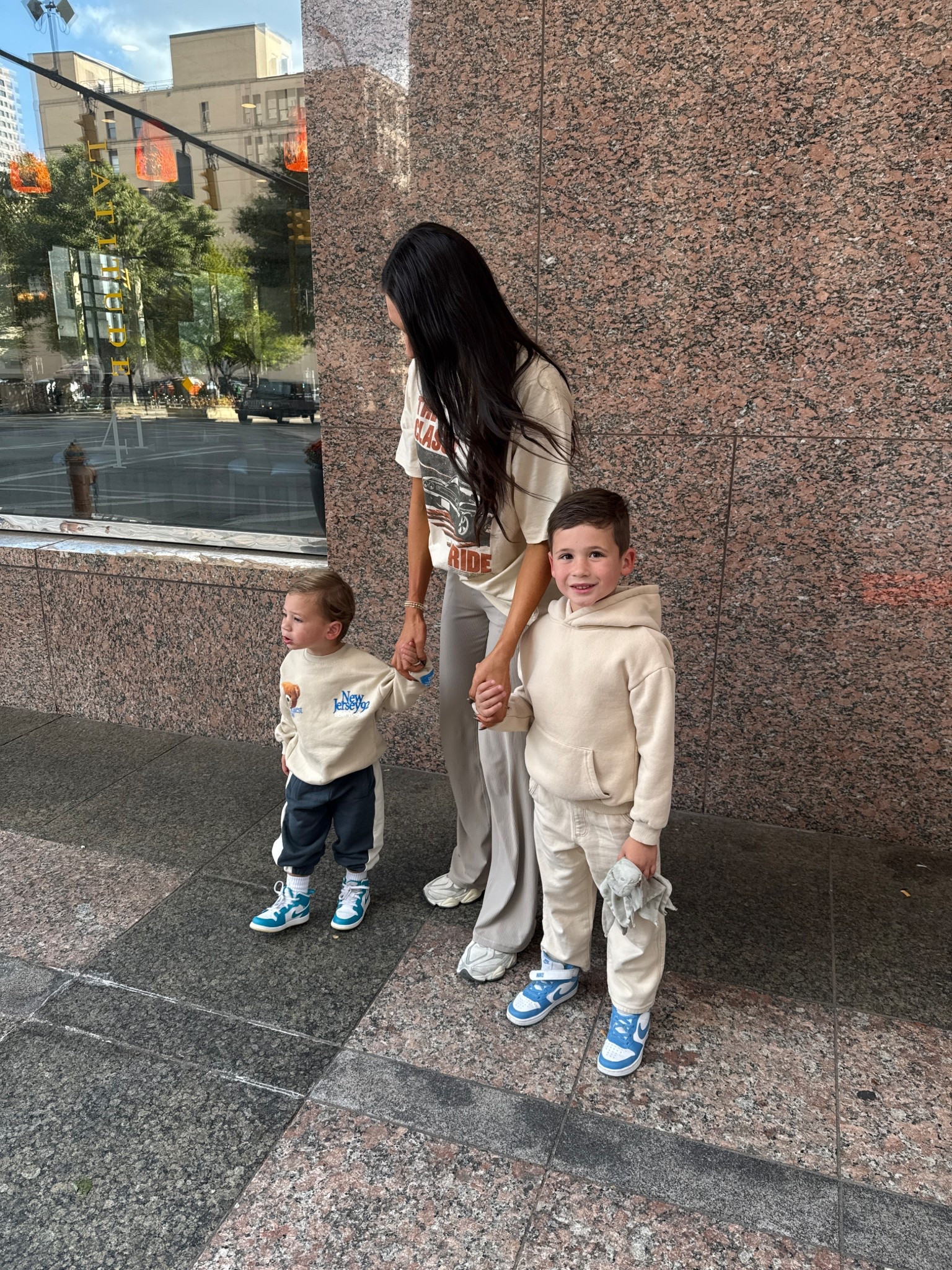 Weekend outfits
Linking their outfits from the personality shoot! 
I’m wearing size small T-shirt (so soft) & small long in these aerie pants they are amazing!! 
Zara outfits - Easty’s hoodie is Amazon 
Easty LOVES these Zara pants they look like jeans but feel like sweatpants 
Walker is wearing Easty’s Nikes from when he was little I linked similar! 


#LTKKids #LTKFindsUnder50 #LTKFamily