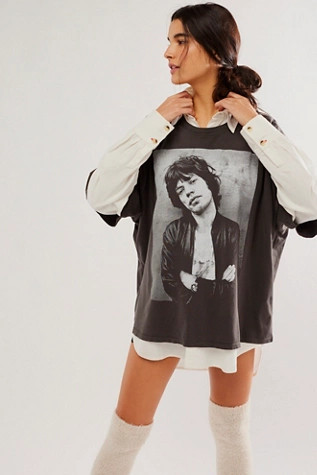 Rolling Stones Mick Jagger Tee | Free People (UK)