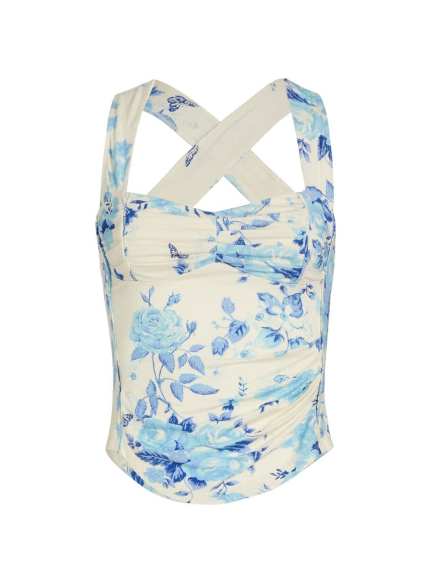 Ginger Snap Floral Sleeveless Top | Saks Fifth Avenue