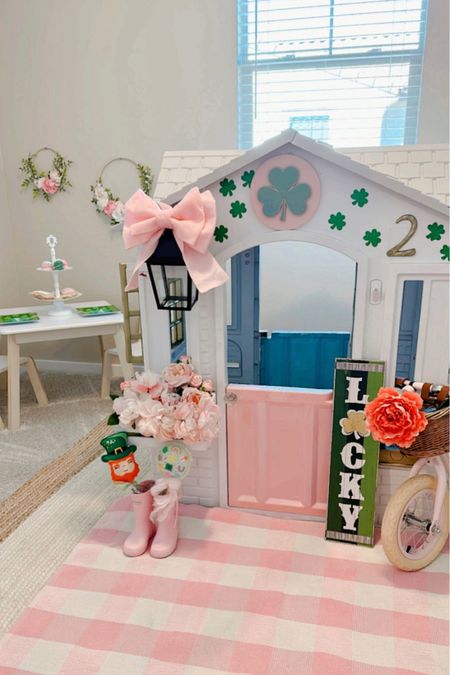 Playroom is all ready for St. Patrick’s Day! 

#LTKkids #LTKfamily #LTKSeasonal