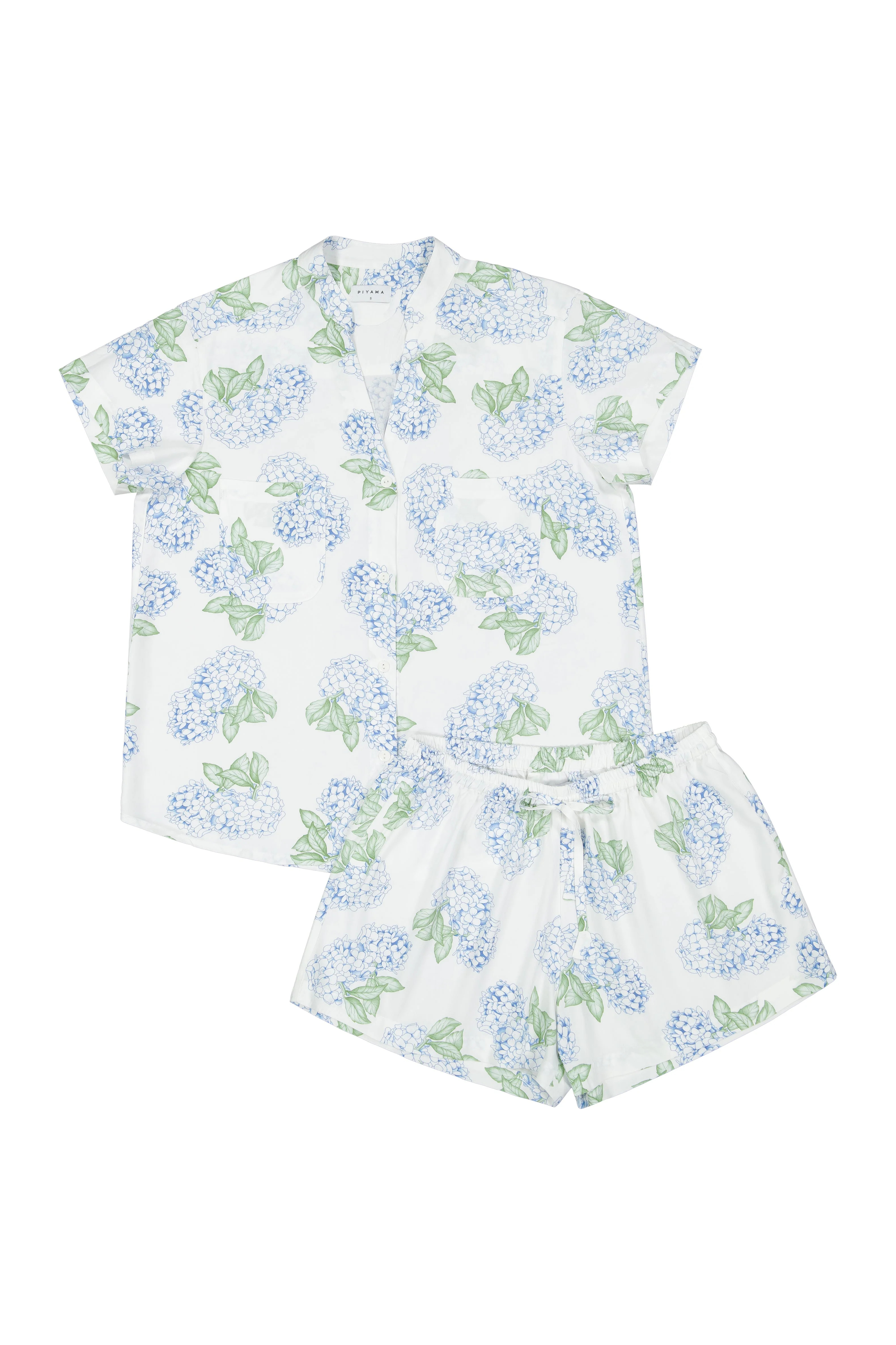 Maggie Pajama Set - Hydrangea Blue | Piyama US