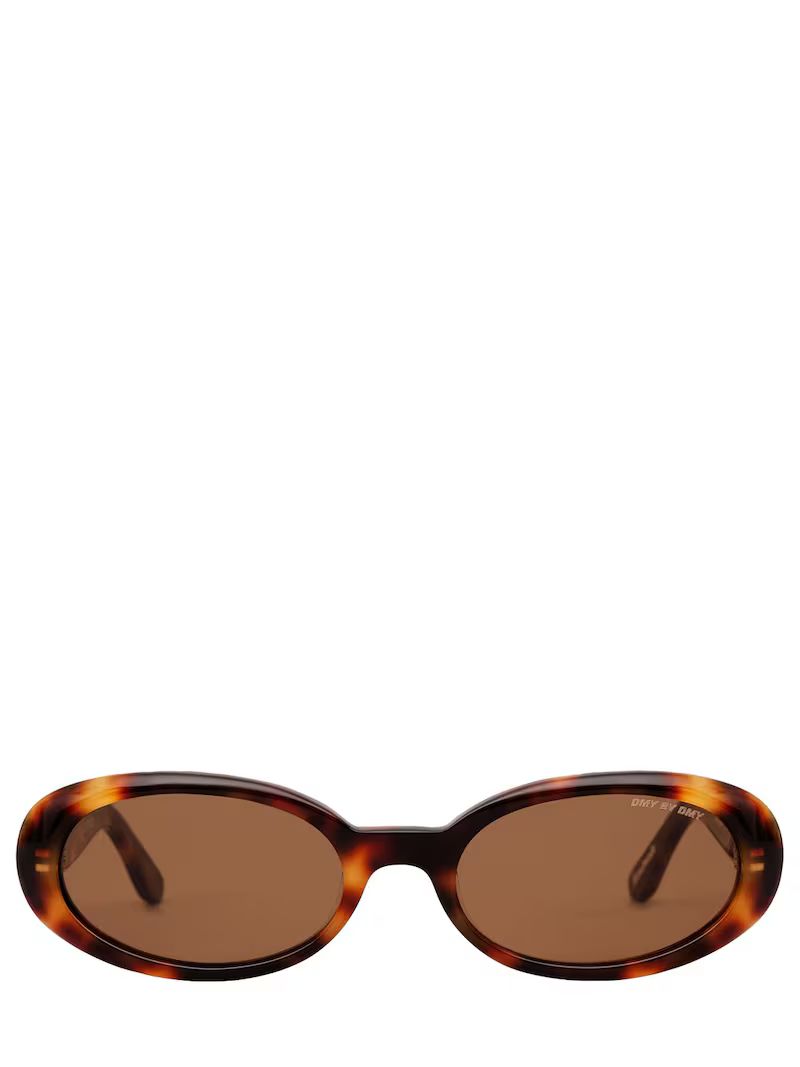 Valentina oval acetate sunglasses | Luisaviaroma