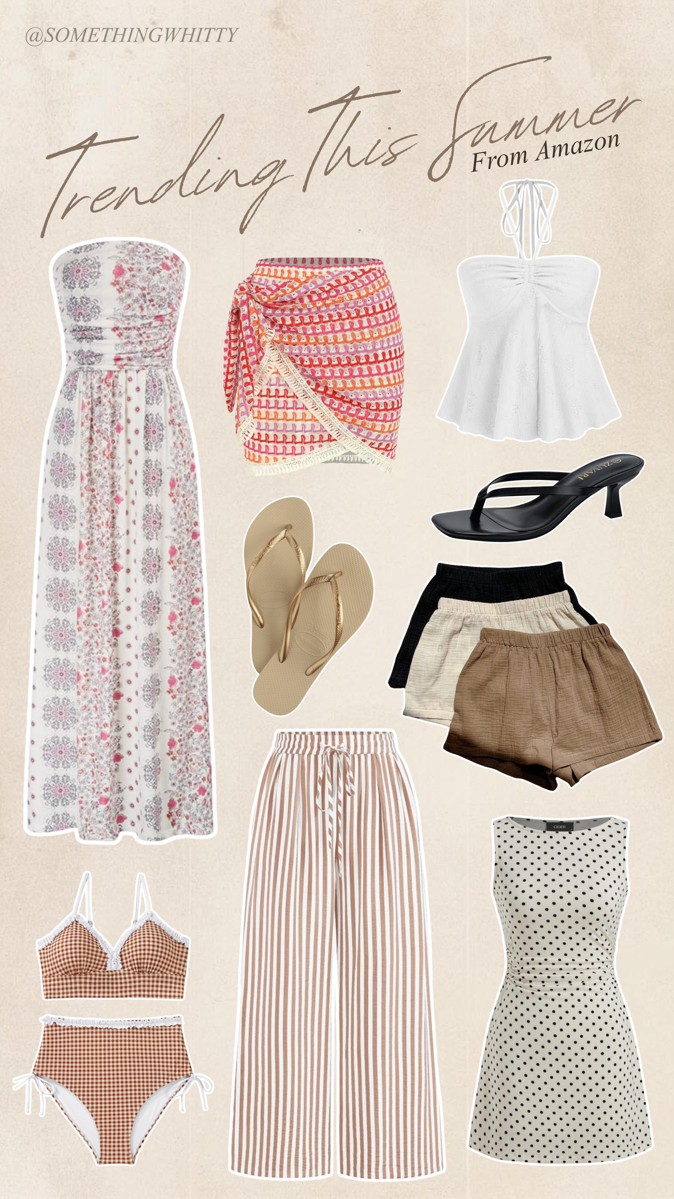 Trending this summer! Been seeing so much linen, stripes, maxi dresses, gingham, and flip flop sandals!  

 #LTKootd #LTKSeasonal #LTKU