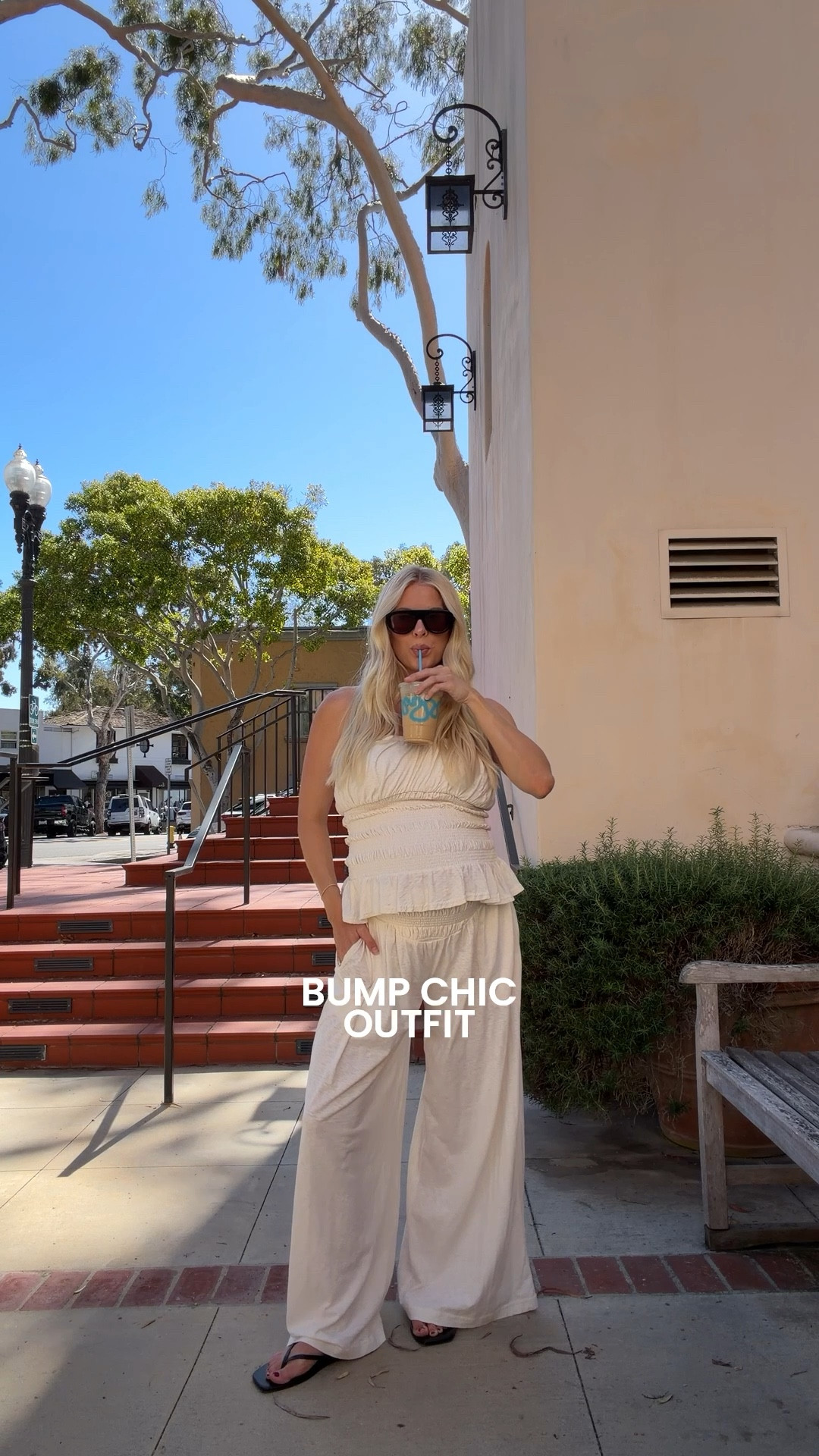 Wearing a medium in set (color sugar swizzle - sized up for pregnancy), shoes are tts! #kathleenpost

Casual chic outfit, casual lunch look, bump friendly, maternity outfit 



#LTKootd #LTKBump #LTKSeasonal

#LTKTravel