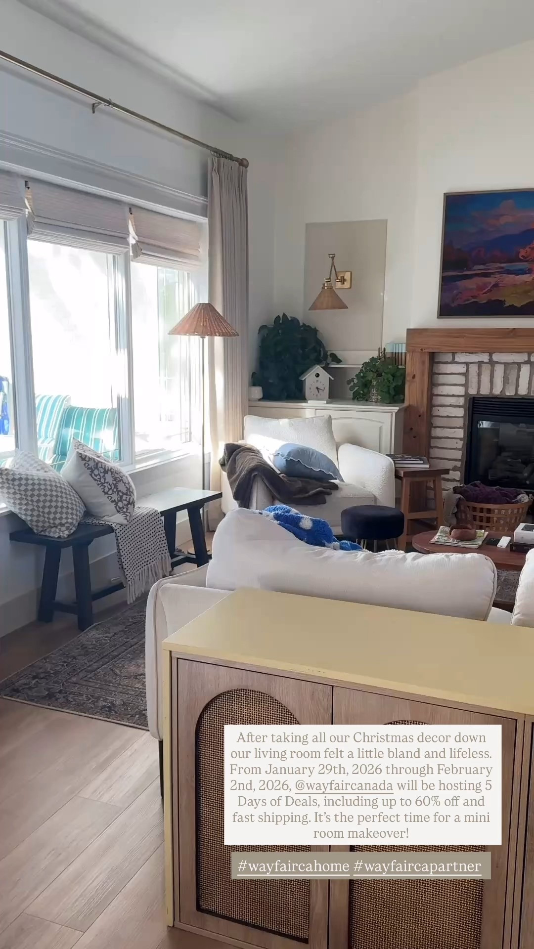 Shop my favourite living room picks and take advantage of @wayfaircanada ‘s 5 Days of Deals running from January 29, 2026 through February 2, 2026, with up to 60% off and fast shipping! #wayfaircapartner #wayfaircahome

#LTKHome #LTKSaleAlert