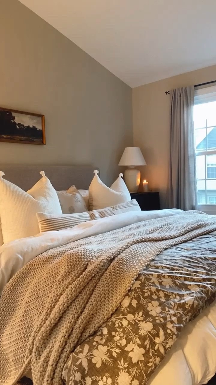 Primary bedroom decor ideas, neutral bedroom, dark nightstand, black nightstand, king bed frame, neutral bedding, Target home decor, fall home style, affordable area rug, long pillow, lumbar pillow, transitional home, modern European home design, traditional home decor, Burke decor Belmont nightstand, threshold for studio McGee ceramic pillar candle holder

Follow my shop @silovalleyviews on the @shop.LTK app to shop this post and get my exclusive app-only content!

#liketkit 
@shop.ltk
https://liketk.it/3QmYY 

#LTKunder100 #LTKhome #LTKCon #LTKhome #LTKunder100 #LTKCon