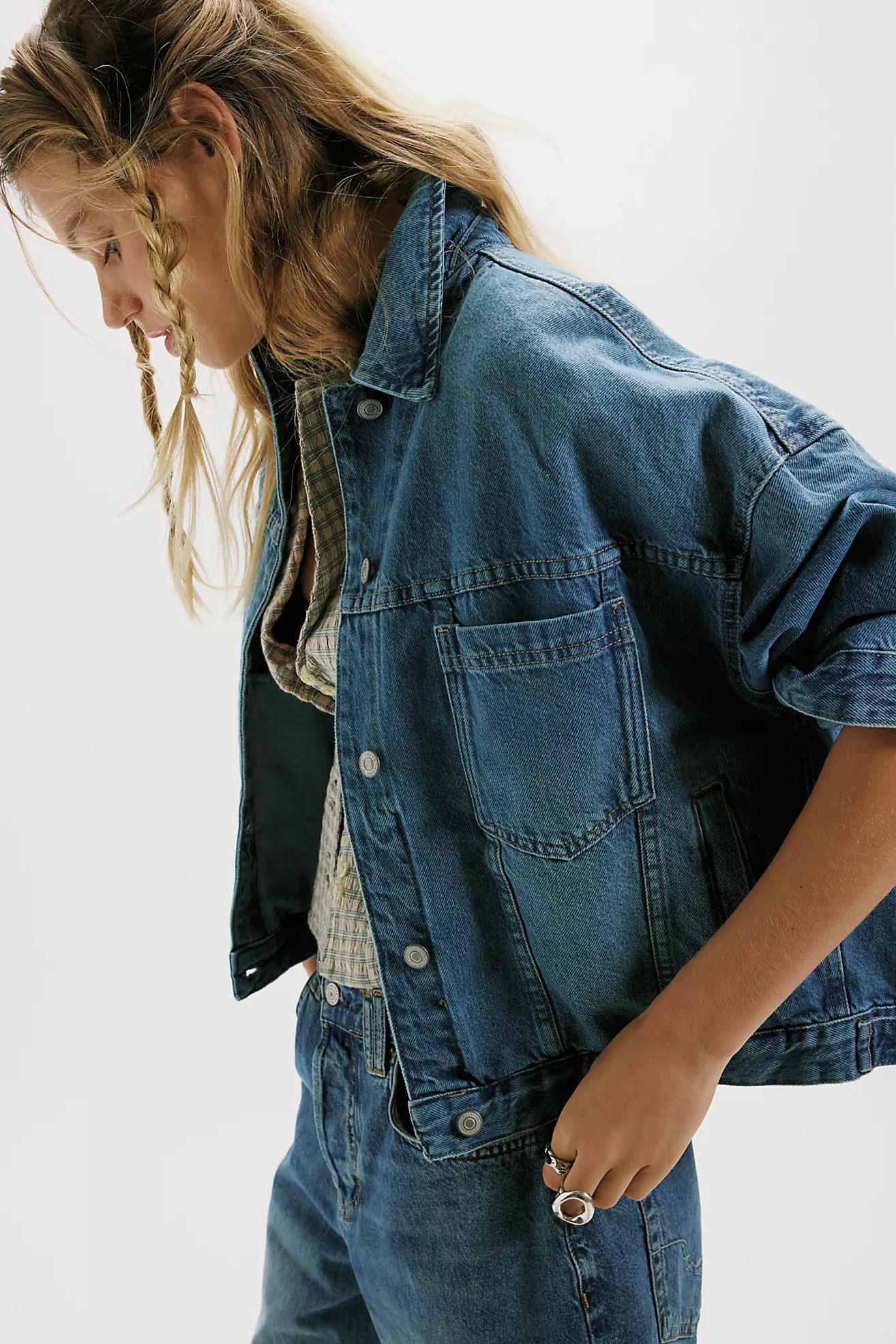 We The Free Opal Swing Denim Jacket | Free People (Global - UK&FR Excluded)