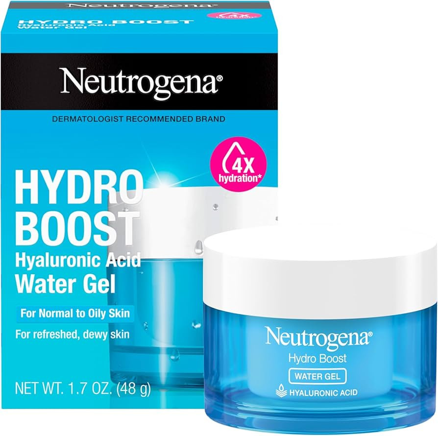 Neutrogena Hydro Boost Water Gel with Signature Fragrance, Hyaluronic Acid Face Moisturizer for N... | Amazon (US)