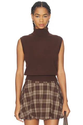 ASTR the Label Avah Sweater in Brown. - size M | Revolve Clothing (Global)