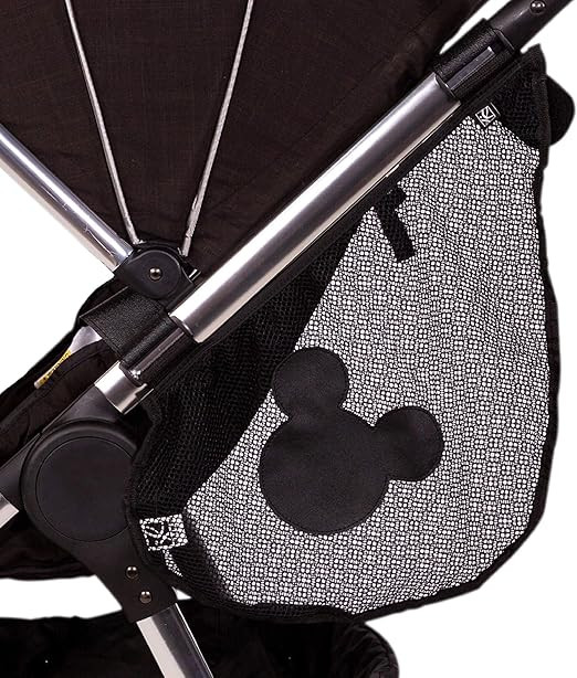 Disney Baby by J.L. Childress Side Sling Cargo Net, Stroller Organizer & Storage, Mickey Black | Amazon (US)