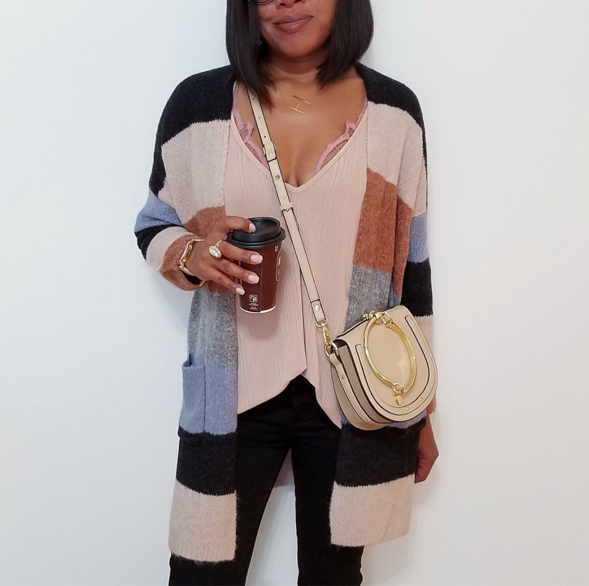 Okay yall. This is oldie but super goodie. I was gonna say #throwbackthursday but it’s Friday so🤷🏽‍♀️ 
This top, bralette and sweater were on heavy repeat.  I’ve linked a few cardigans that I know you’ll like    Happy Friday.  Hope yall have the best weekend.    

#LTKSeasonal #LTKFindsUnder50 #LTKWatchNow