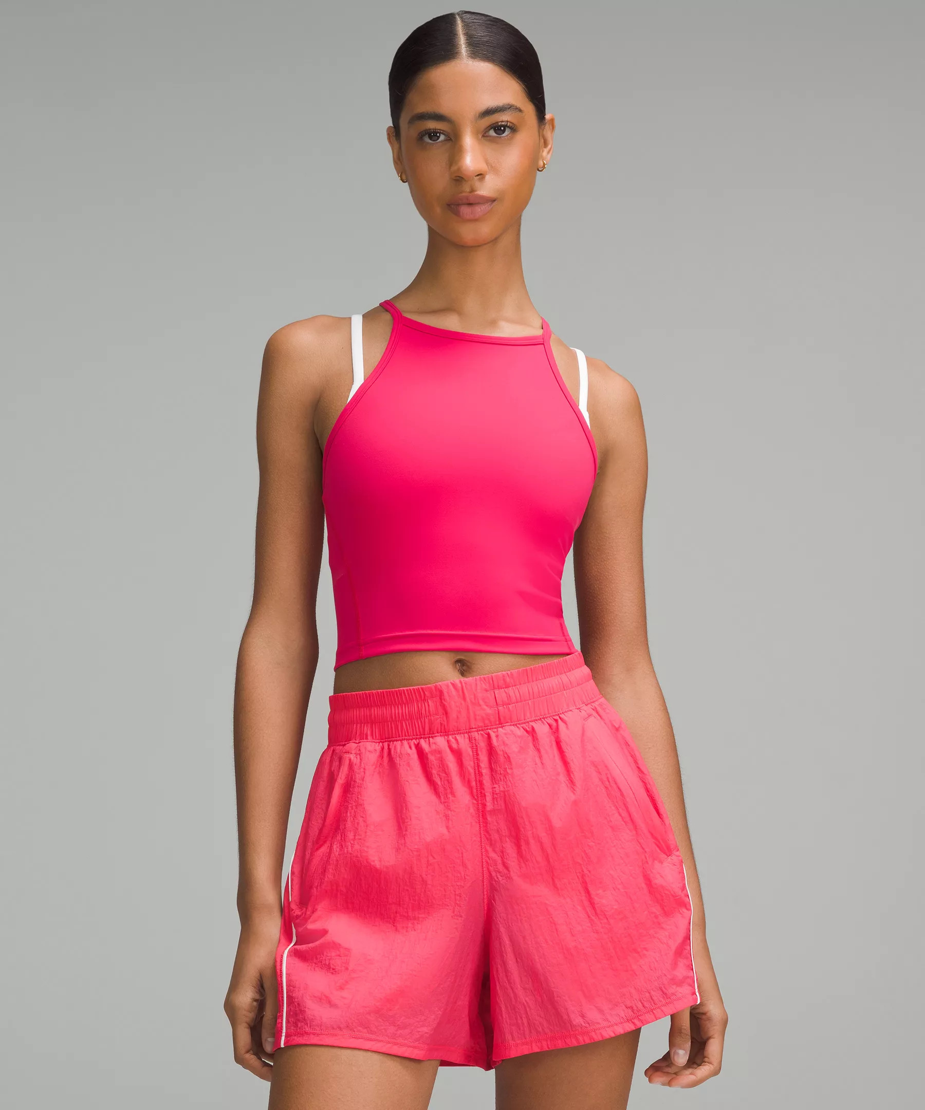 Wunder Train High-Neck Cross-Back Tank Top | Women's Sleeveless & Tank Tops | lululemon | Lululemon (US)