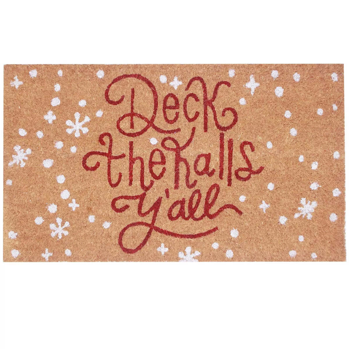 St. Nicholas Square® Deck the Halls 18'' x 30'' Coir Doormat | Kohl's