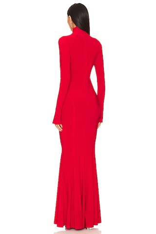 x REVOLVE Turtle Fishtail Gown in Tiger Red | Revolve Clothing (Global)