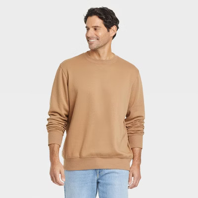 Men's Standard Fit Crewneck Sweatshirt - Goodfellow & Co™ | Target