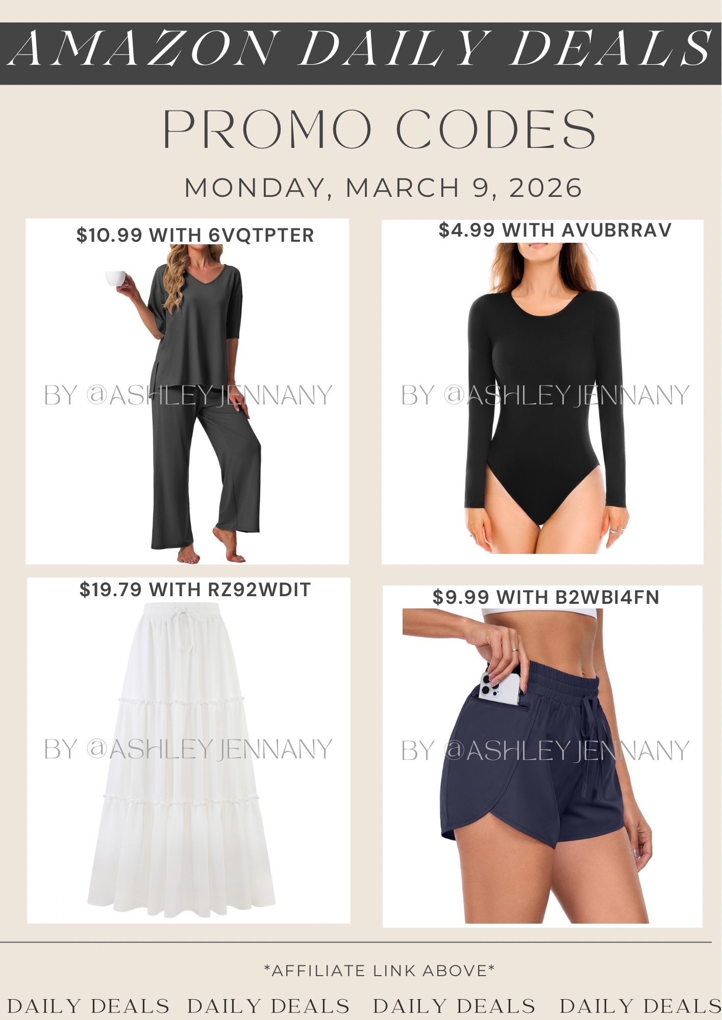 Amazon fashion deals on pajama set, bodysuit, maxi skirt and athletic shorts

#LTKSeasonal #LTKSaleAlert #LTKMidsize