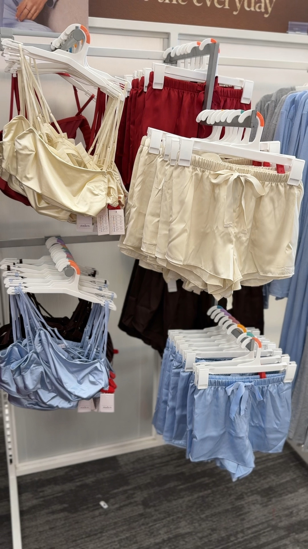 40% OFF RIGHT NOW!! These satin pj shorts are so cuteeee! Perfect for the holidays! 🌲 love that you can buy matching bralettes to go with it! This whole collection is so good! 🫰🏼🫰🏼
•
•
•
•
#affordableclothes #targetstyle #targetfinds #targetfashion #targetdoesitagain #targetaddict  #targetforthewin #targetfind #targetclothes #targetoutfit #targetstyles #targetfashionfinds #foundattarget #casualstyle #sharemytargetstyle #winterfashion #winterclothes #winterclothing #winterstyle