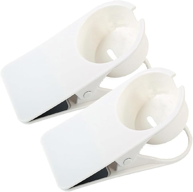 Sisyphy Desk Cup Holder Clip – Clamp-on Drink Holder for Table, Fits Mugs & Bottles, Anti-Spill... | Amazon (US)