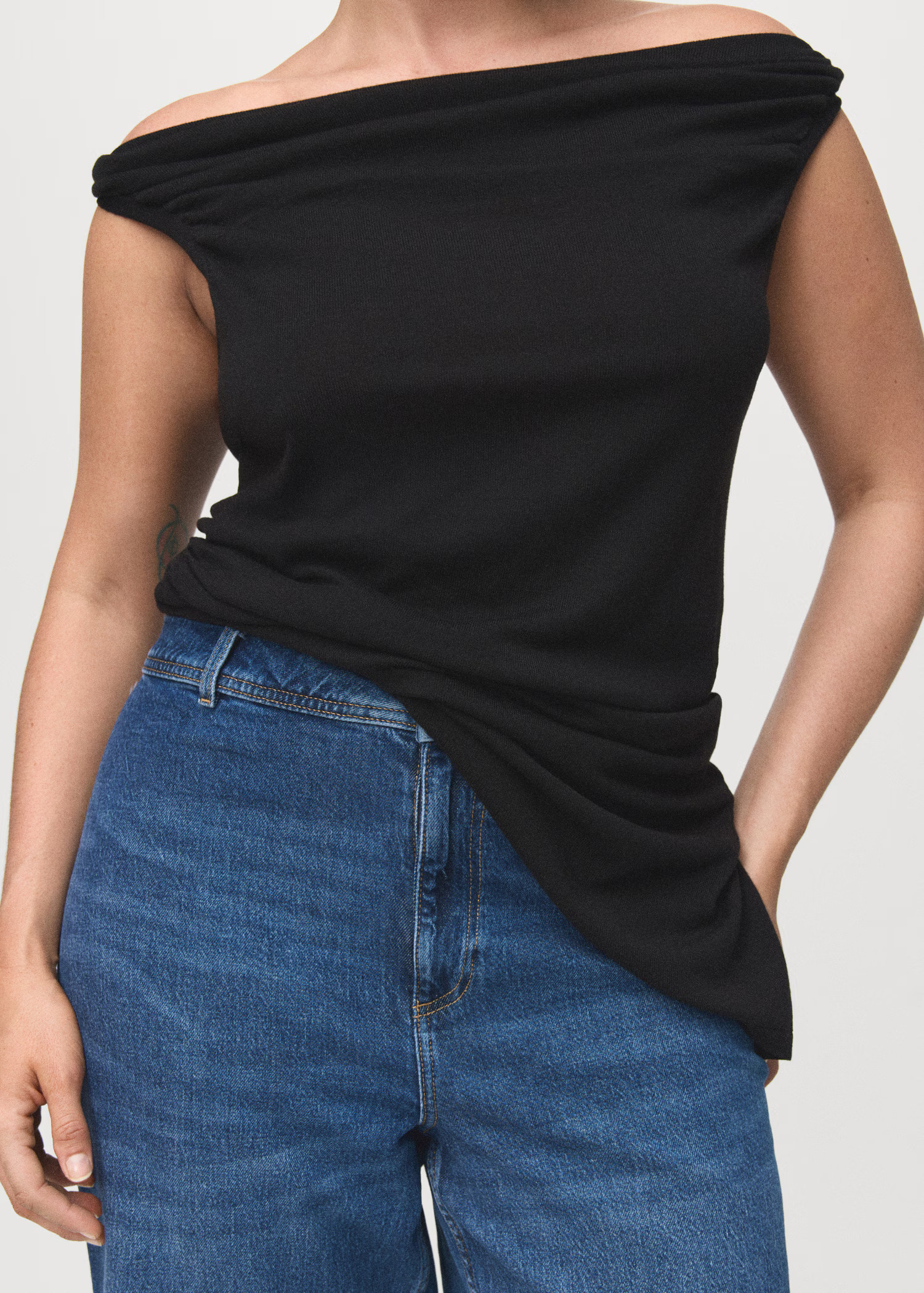 Catherin culotte high-rise jeans - Women | MANGO USA | Mango (US/MX/AU)