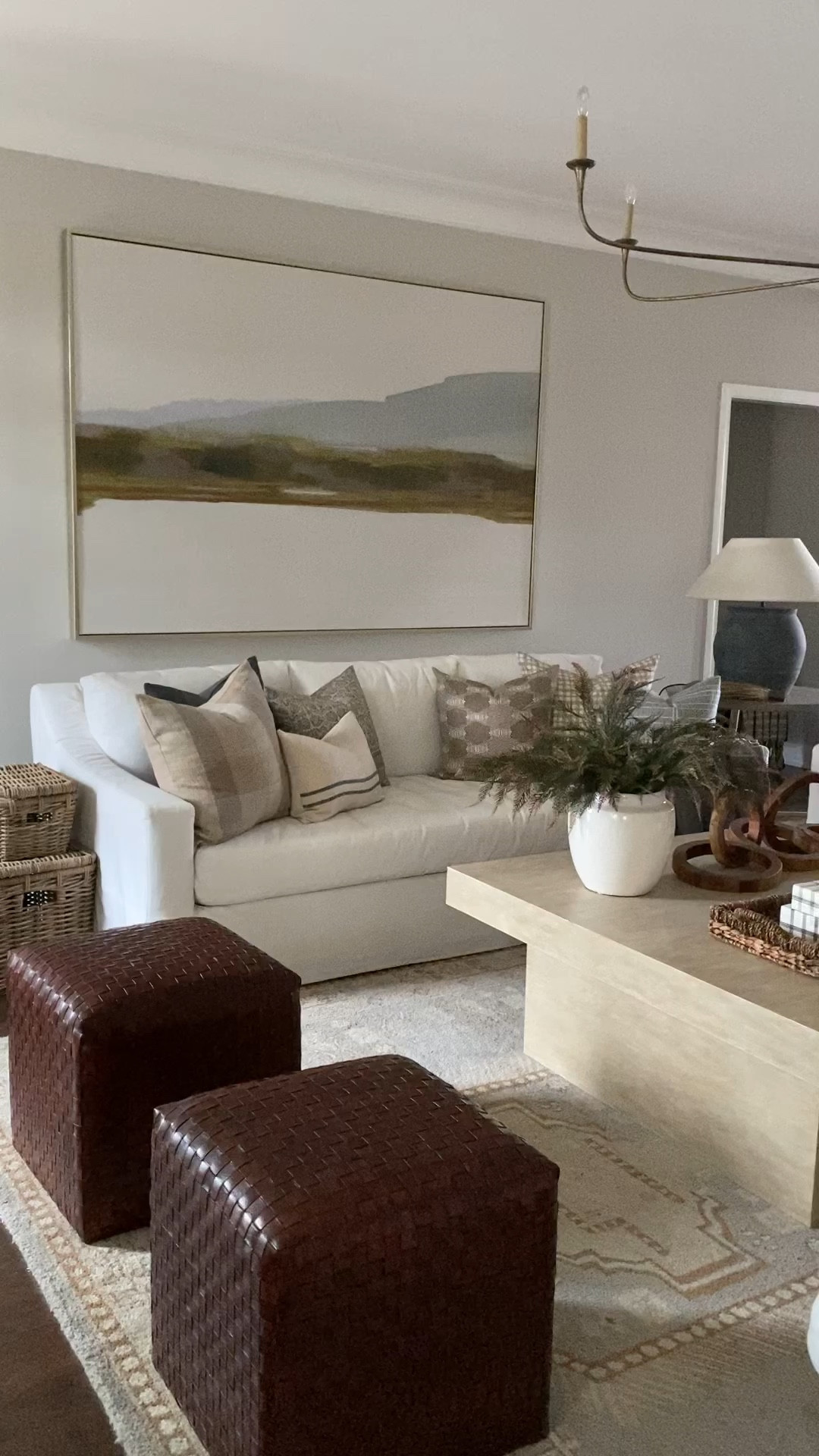 Family Room-

Studio McGee family room
McGee and co family room
Oversized art above sofa
Moody family room
White slipcover sofas
Curated pillow
Pillow combos 

#LTKunder50 #LTKhome #LTKsalealert