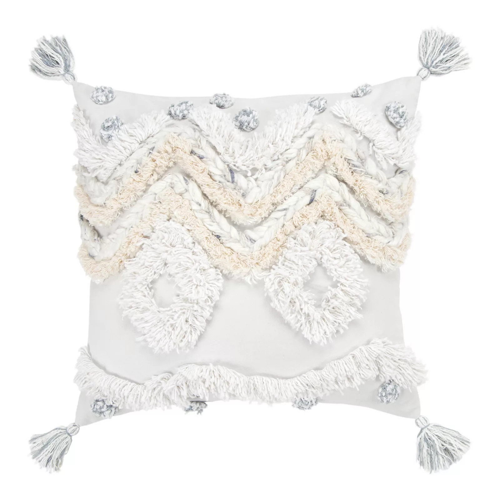 Rizzy Home Lisa Down Fill Throw Pillow, White, 20X20 | Kohl's