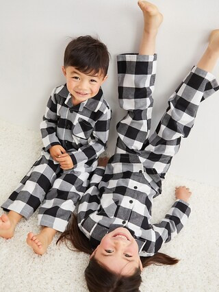 Unisex Matching Flannel Pajama Set for Toddler & Baby | Old Navy (US)